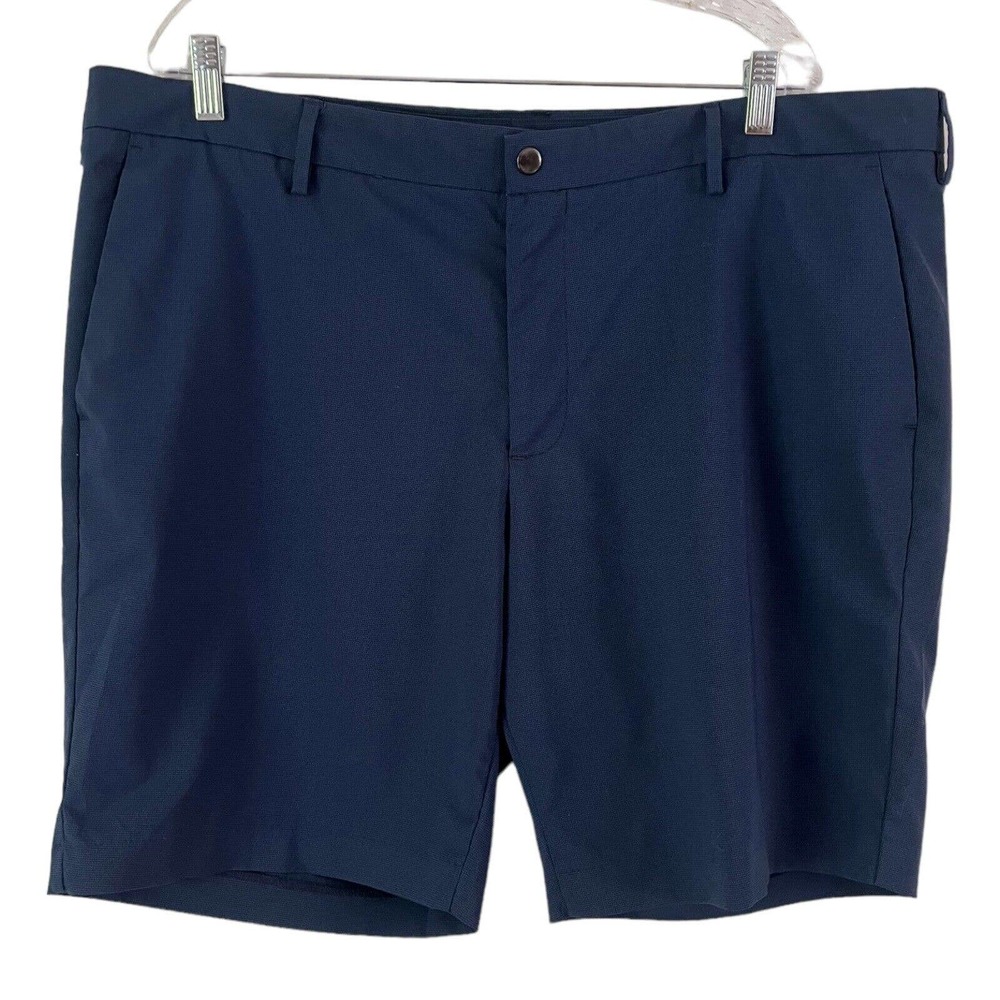 Dockers Supreme Flex Navy Blue Moisture Wicking Causal Shorts Size 42